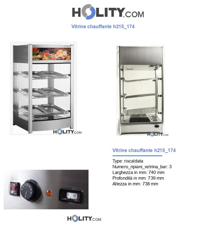 Vitrine chauffante h215_174