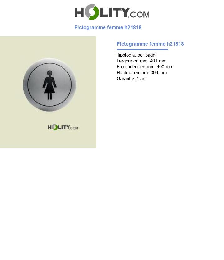 Pictogramme femme h21818