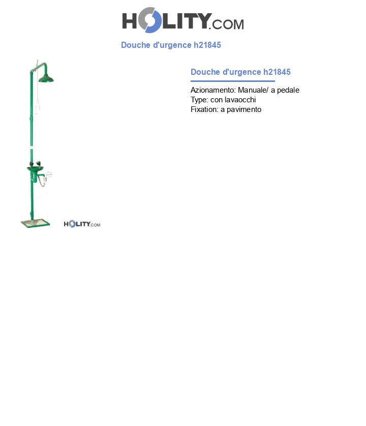 Douche d'urgence h21845