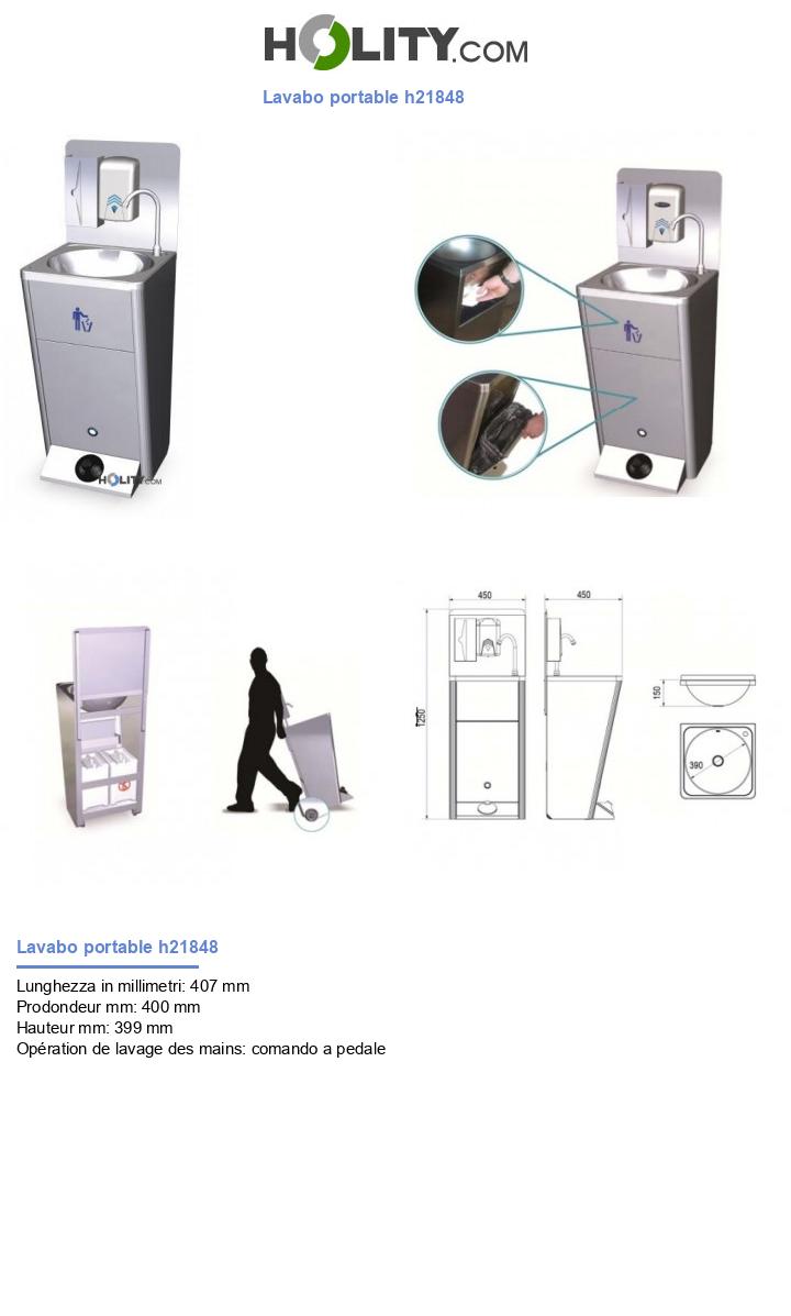 Lavabo portable h21848