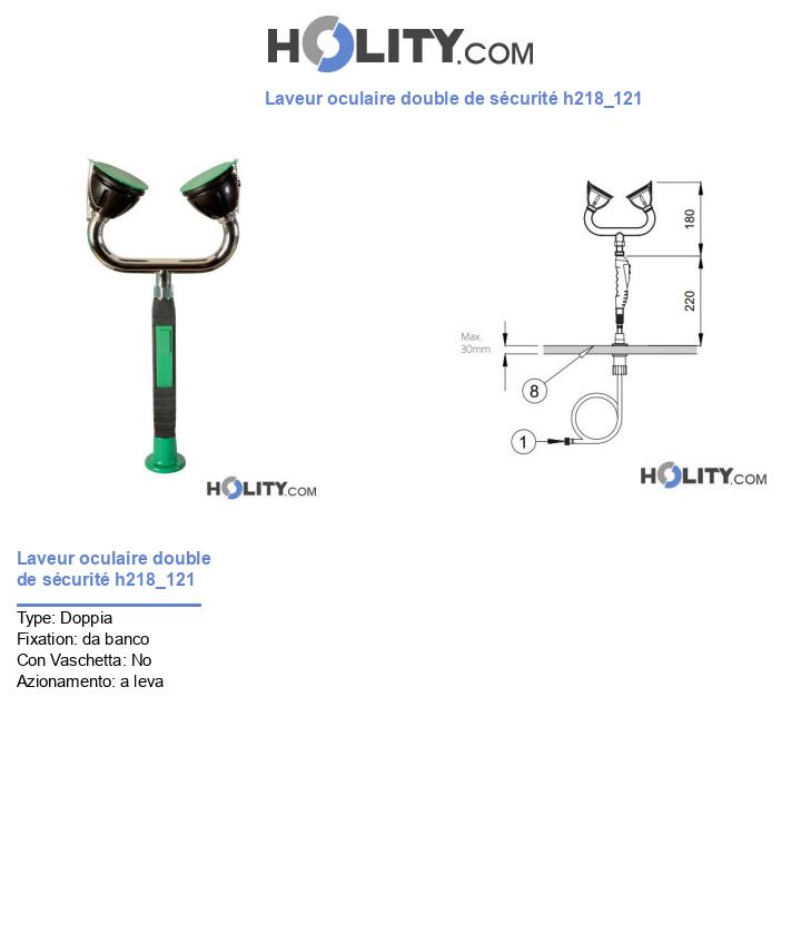 Laveur oculaire double de sécurité h218_121