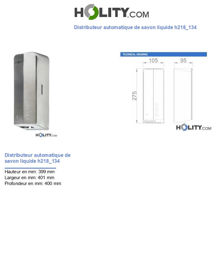 Distributeur automatique de savon liquide h218_134