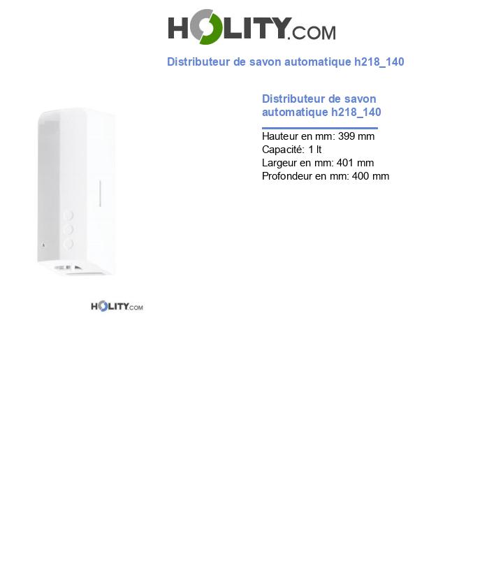 Distributeur de savon automatique h218_140