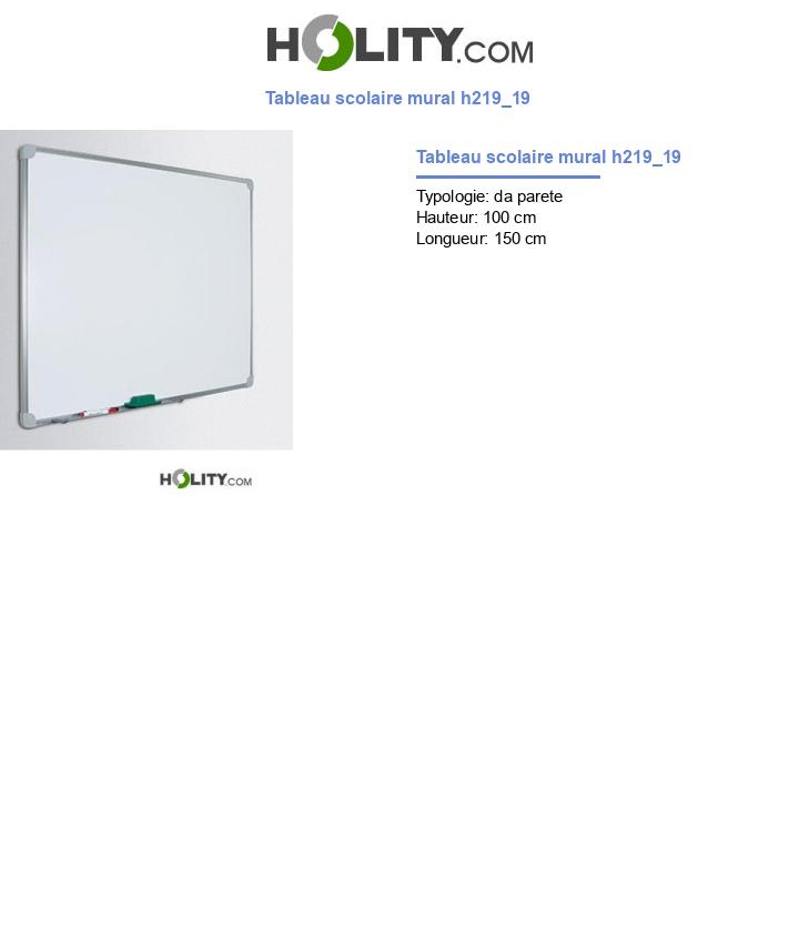 Tableau scolaire mural h219_19
