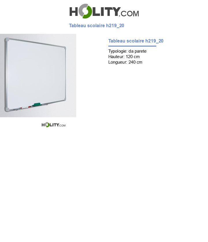 Tableau scolaire h219_20
