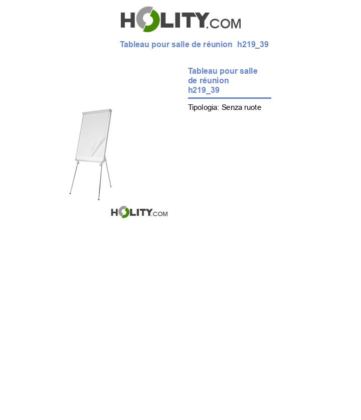 Tableau pour salle de réunion  h219_39