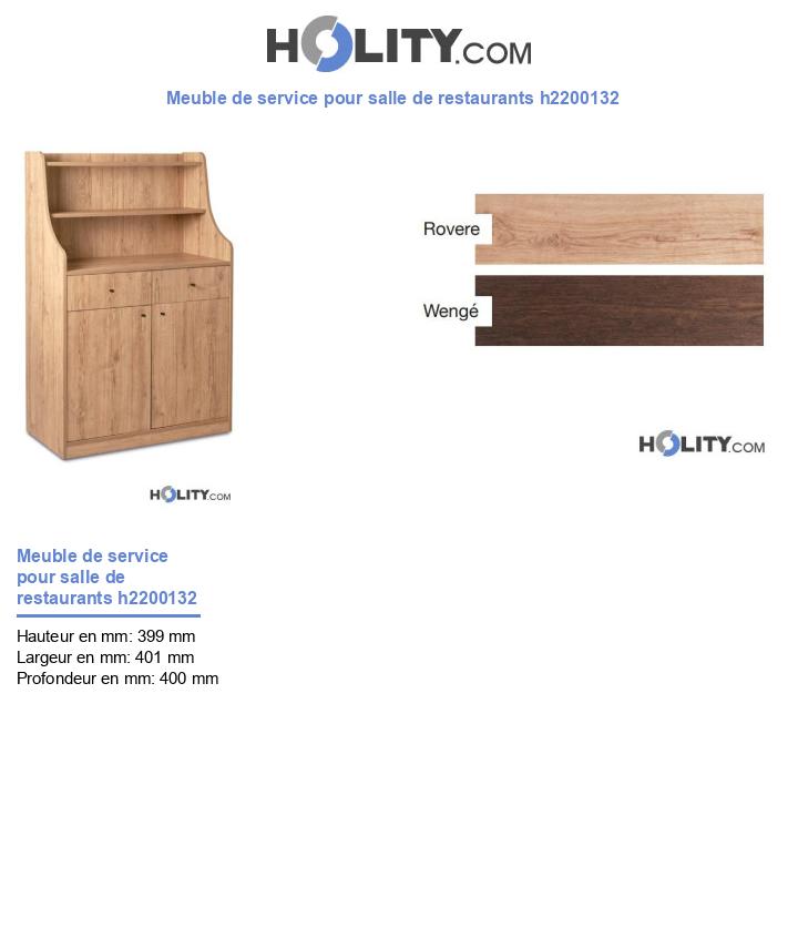 Meuble de service pour salle de restaurants h2200132