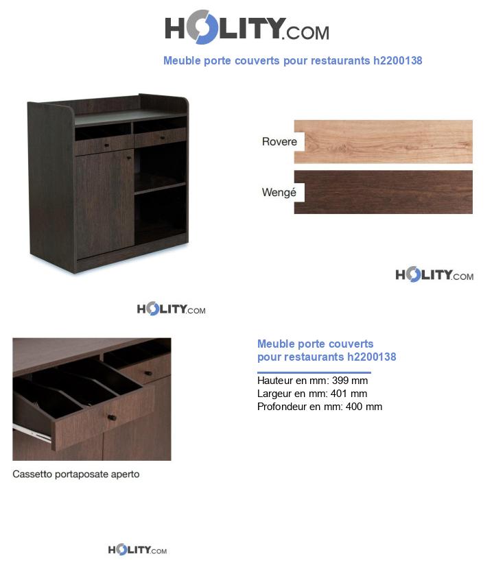 Meuble porte couverts pour restaurants h2200138