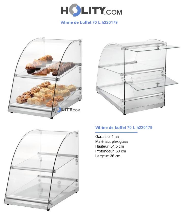 Vitrine de buffet 70 L h220179