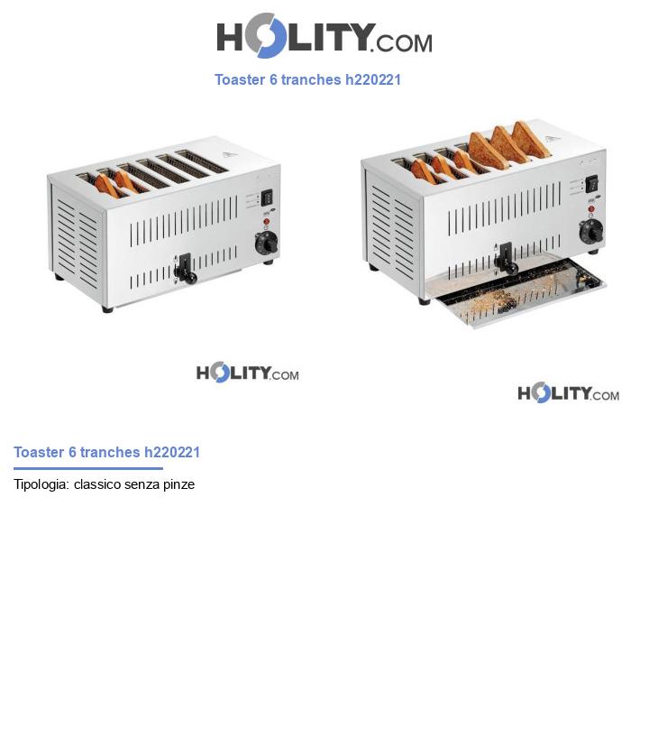 Toaster 6 tranches h220221