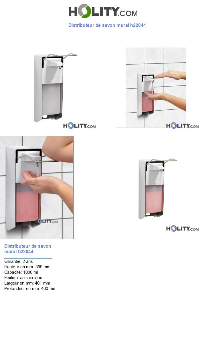 Distributeur de savon mural h22044