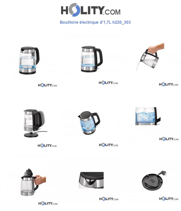 Bouilloire électrique d'1,7L h220_303