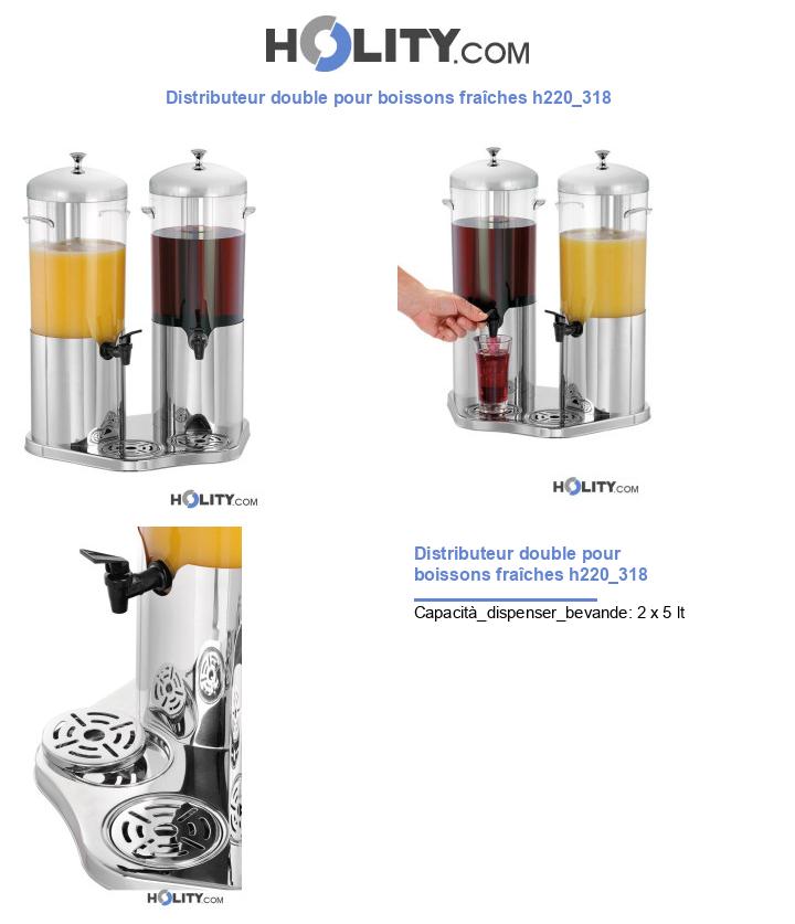 Distributeur double pour boissons fraîches h220_318