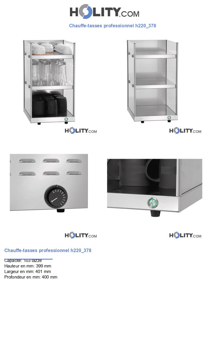 Chauffe-tasses professionnel h220_378
