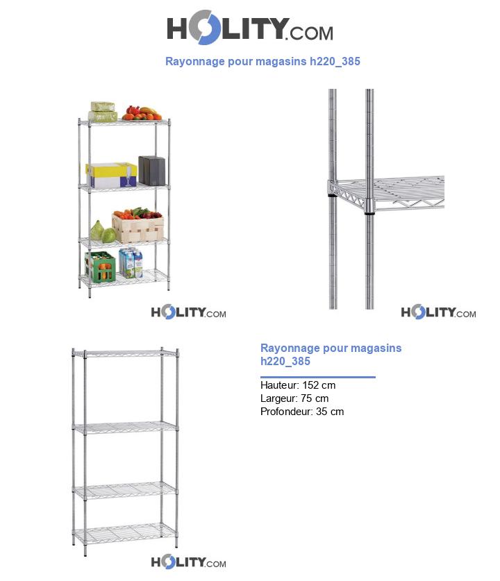 Rayonnage pour magasins h220_385