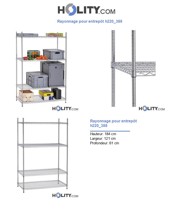 Rayonnage pour entrepôt h220_388