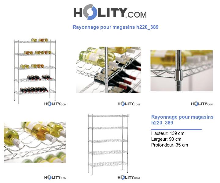 Rayonnage pour magasins h220_389