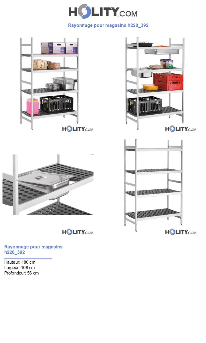Rayonnage pour magasins h220_392