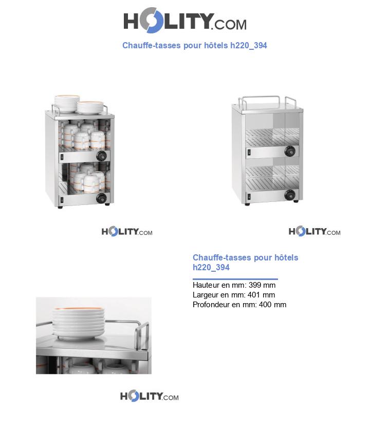 Chauffe-tasses pour hôtels h220_394