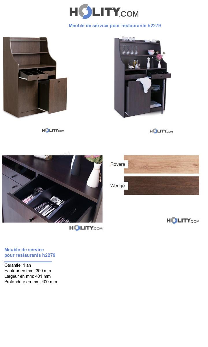 Meuble de service pour restaurants h2279