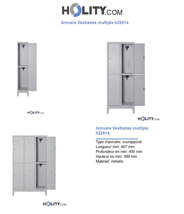 Armoire Vestiaires multiple h22814