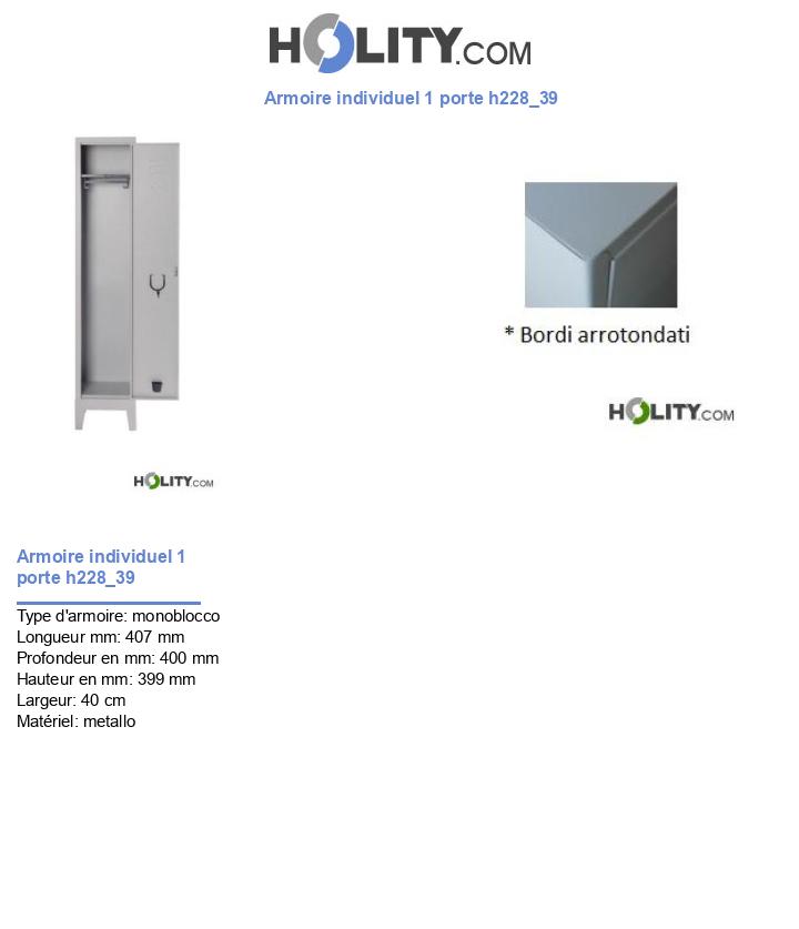 Armoire individuel 1 porte h228_39