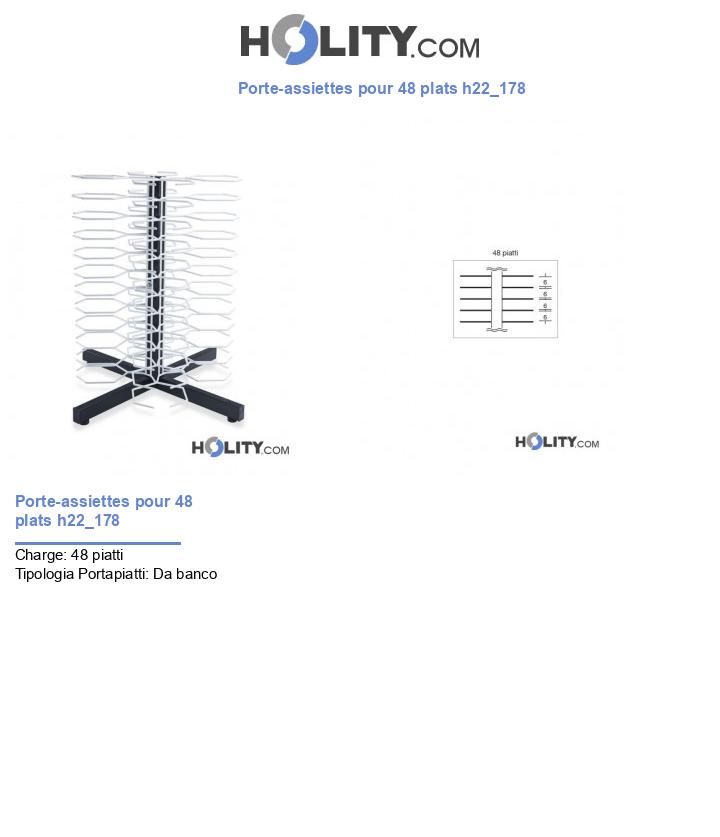 Porte-assiettes pour 48 plats h22_178