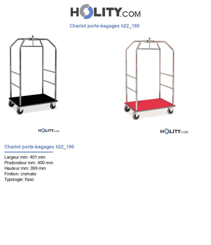 Chariot porte-bagages h22_190