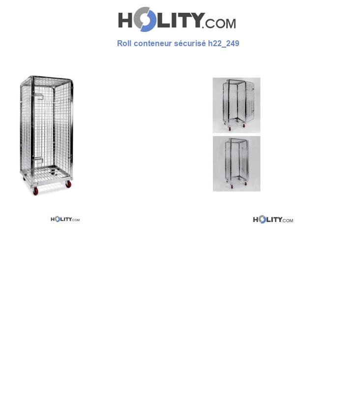 Roll conteneur sécurisé h22_249