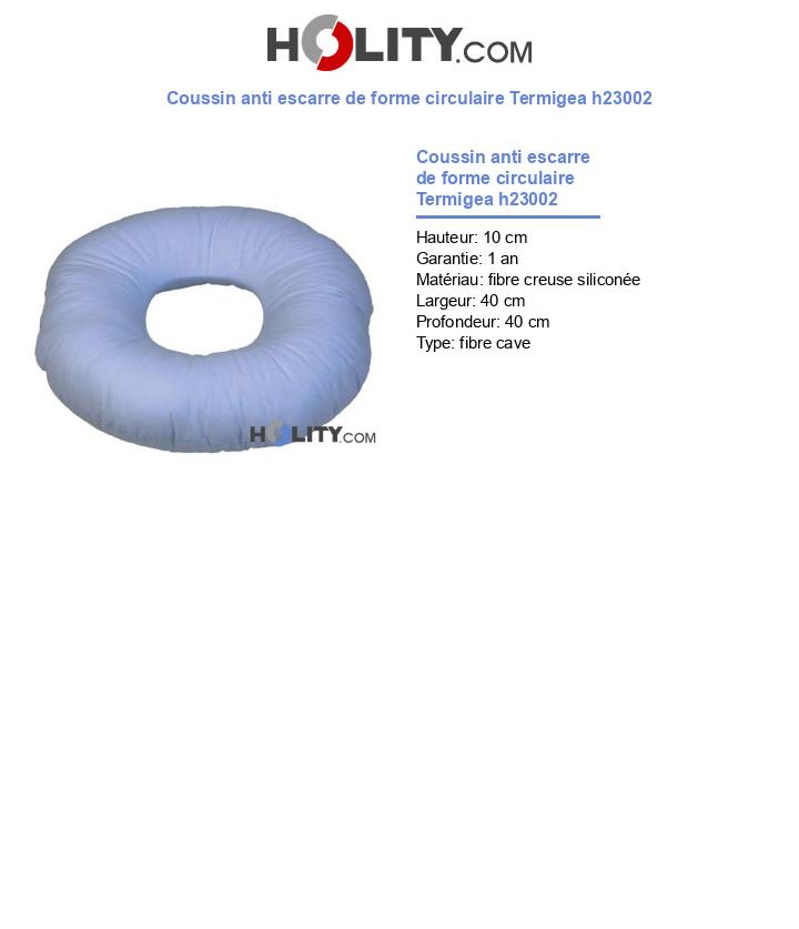 Coussin anti escarre de forme circulaire Termigea h23002