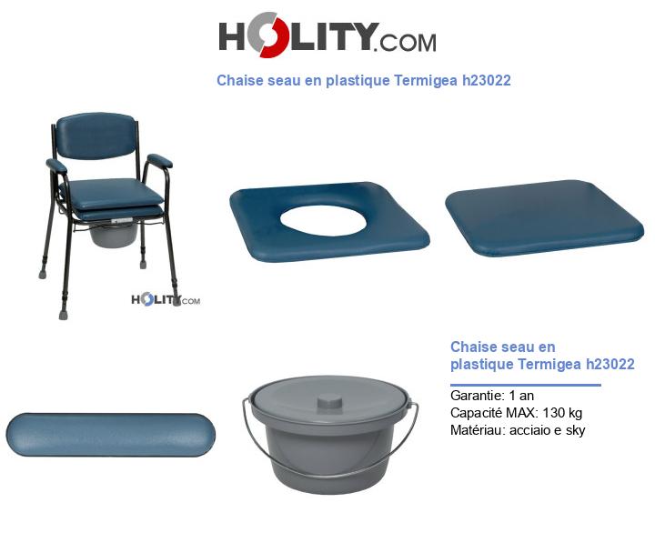 Chaise seau en plastique Termigea h23022