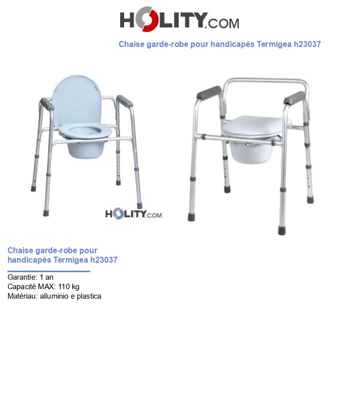 Chaise garde-robe pour handicapés Termigea h23037