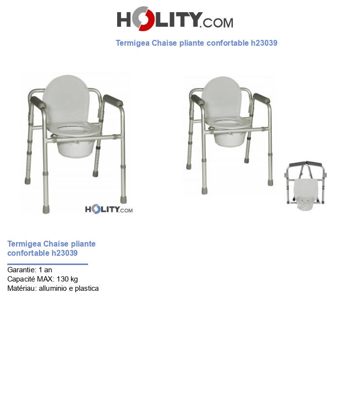 Termigea Chaise pliante confortable h23039