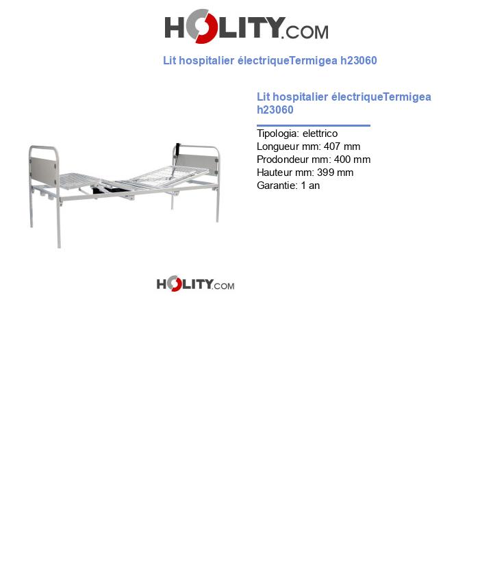 Lit hospitalier électriqueTermigea h23060