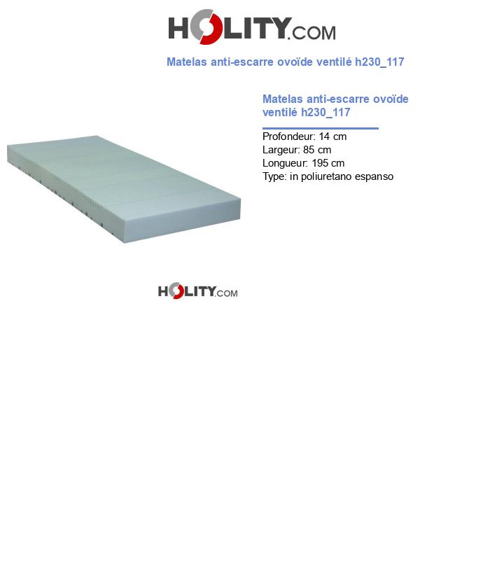 Matelas anti-escarre ovoïde ventilé h230_117