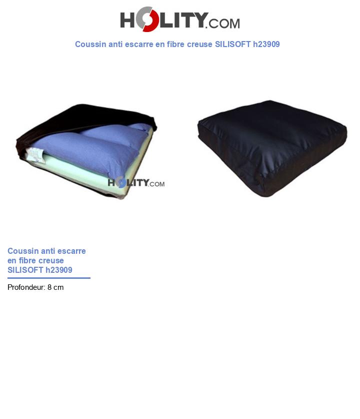 Coussin anti escarre en fibre creuse SILISOFT h23909