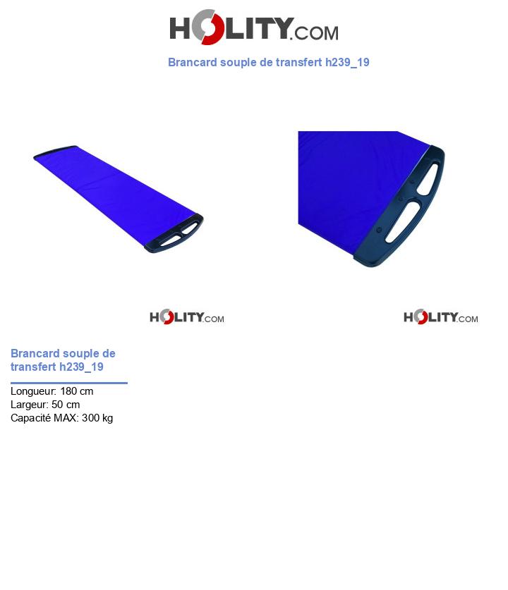 Brancard souple de transfert h239_19
