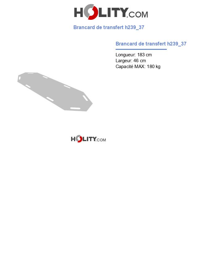 Brancard de transfert h239_37