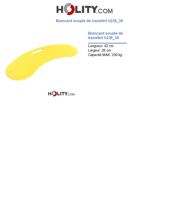 Brancard souple de transfert h239_38