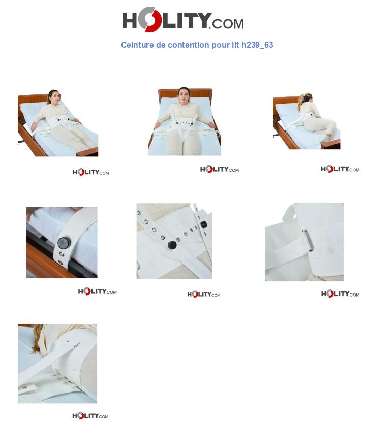 Ceinture de contention pour lit h239_63
