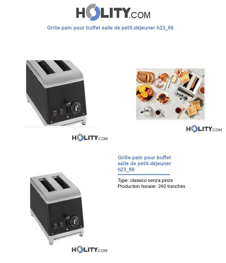 Grille-pain pour buffet salle de petit-déjeuner h23_66