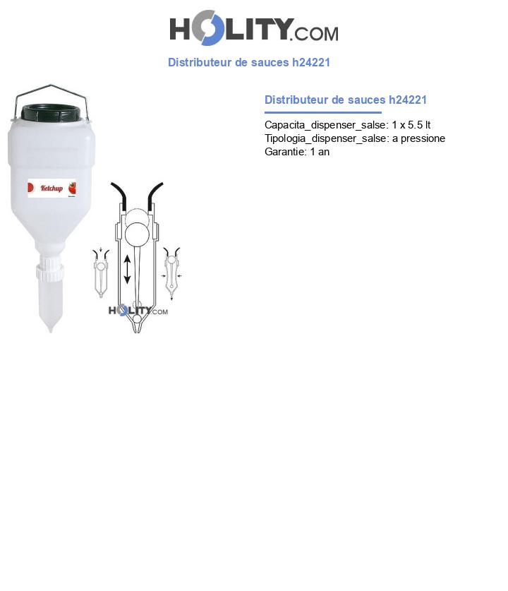 Distributeur de sauces h24221