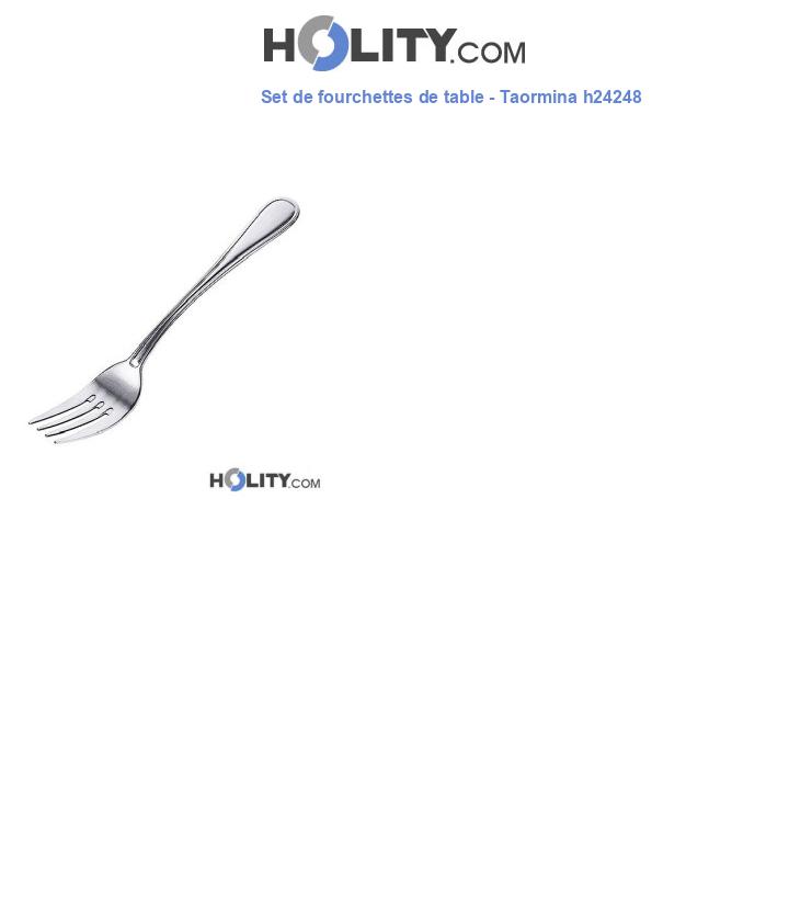 Set de fourchettes de table - Taormina h24248