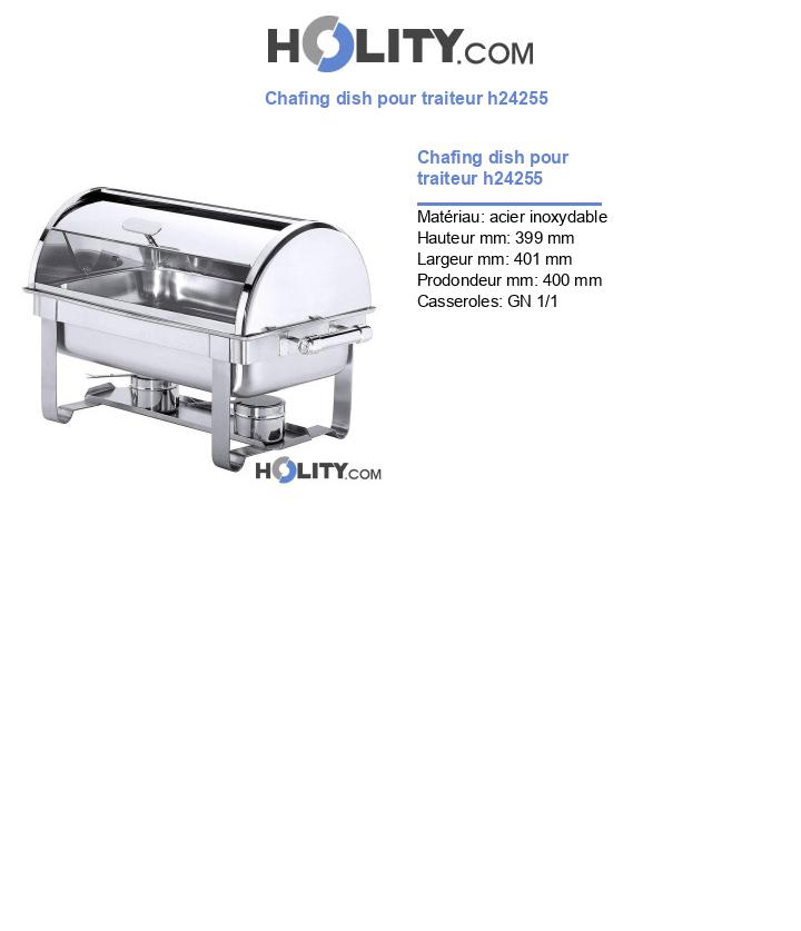 Chafing dish pour traiteur h24255