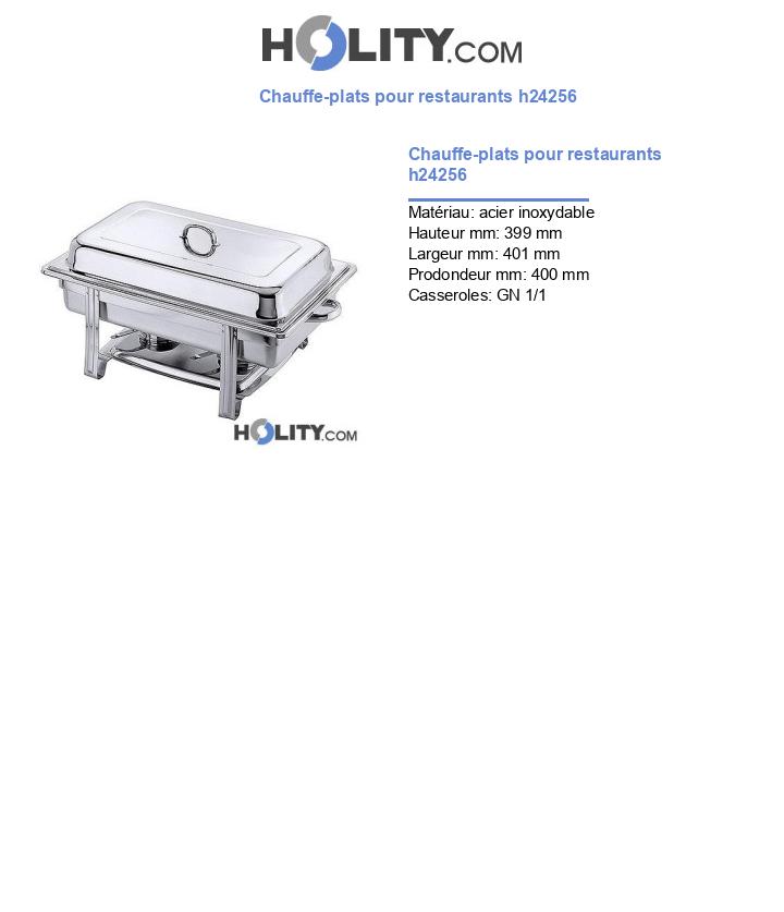 Chauffe-plats pour restaurants h24256