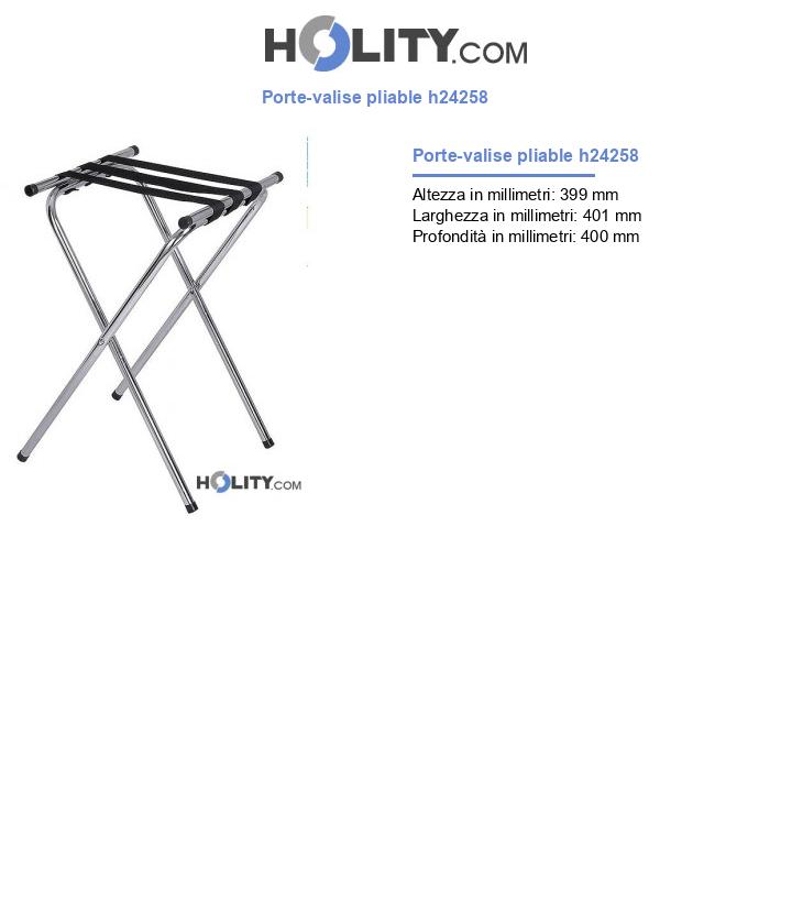 Porte-valise pliable h24258