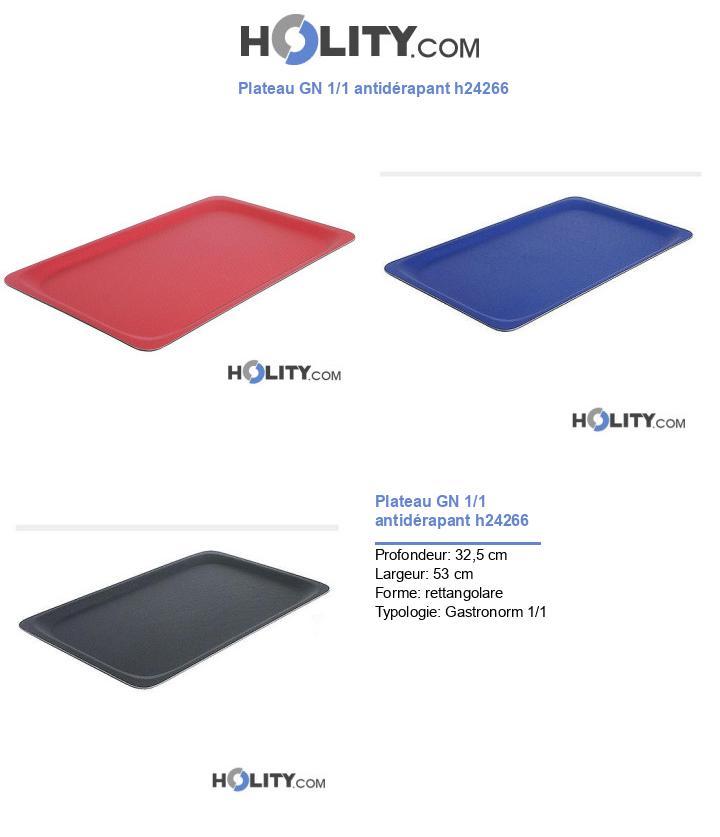 Plateau GN 1/1 antidérapant h24266