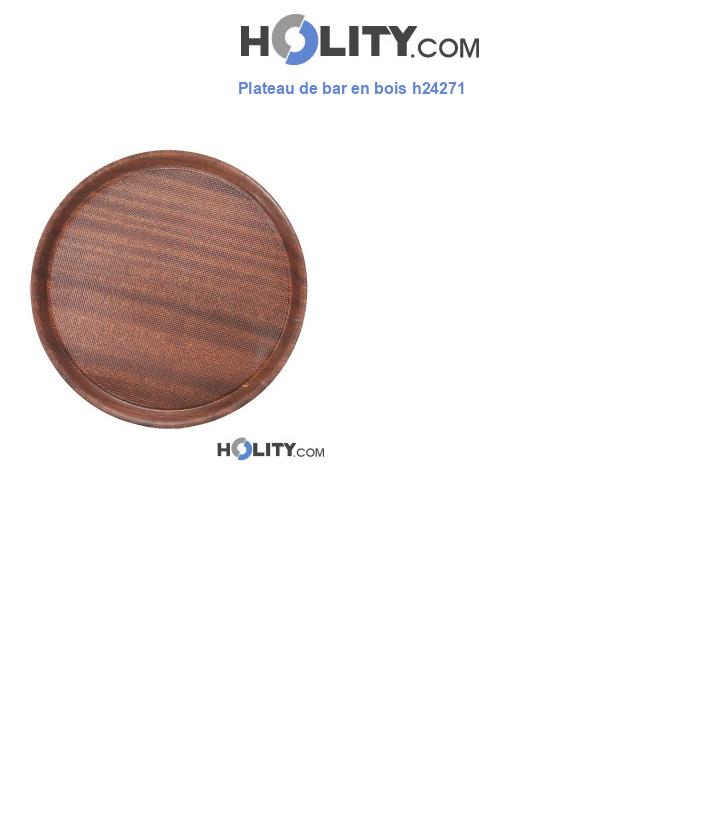 Plateau de bar en bois h24271