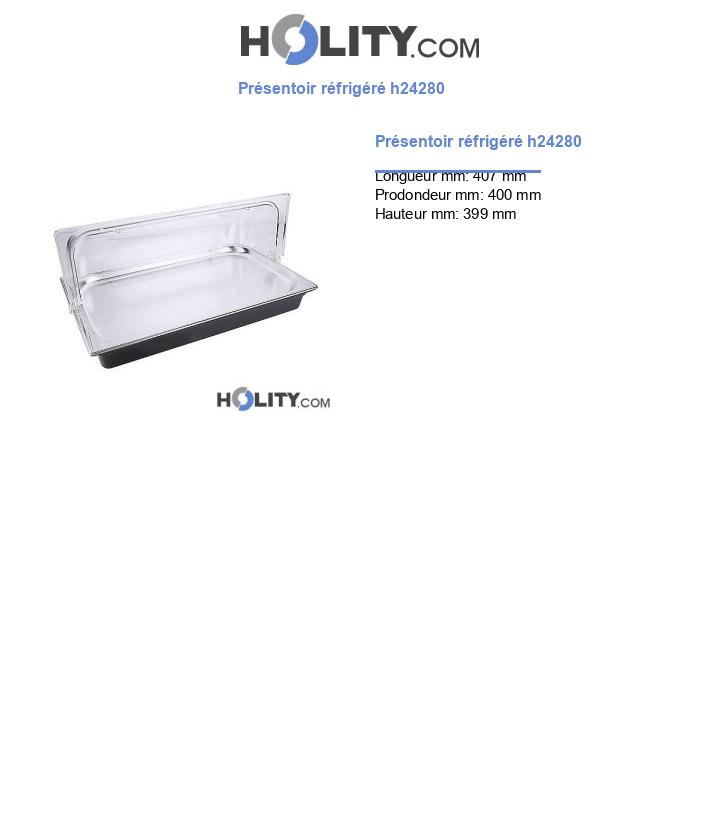 Présentoir réfrigéré h24280
