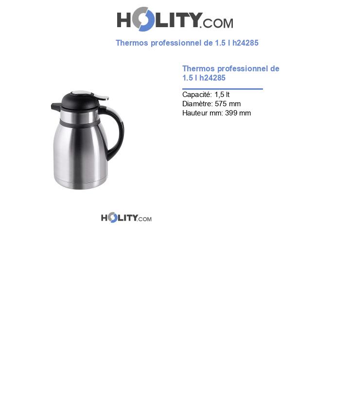 Thermos professionnel de 1.5 l h24285